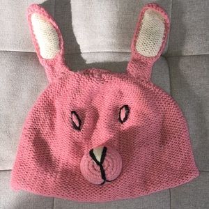Knitted piggy hat🐷